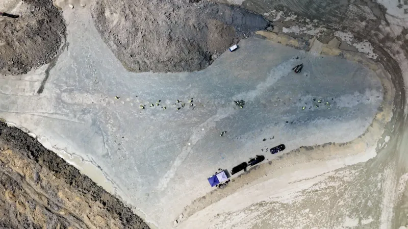 The trackways form a prehistoric crossroads